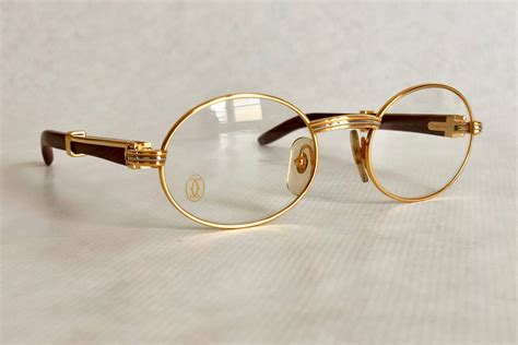 cartier glasses real gold.